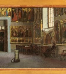 Florence, two works by Borrani and Ussi enrich the Galleria dell'Accademia